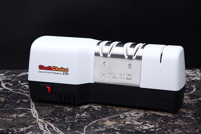 Гибридная электрическая + механическая точилка (станок) для европейских ножей Chef's Choice CC270W, США