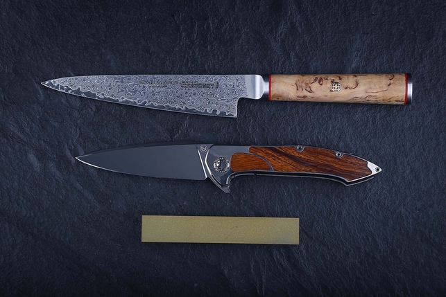 Брусок алмазный двухсторонний 150x25x10 мм, зернистость 7/5 - 3/2, концентрация алмазного порошка 100%, органическая связка, Россия