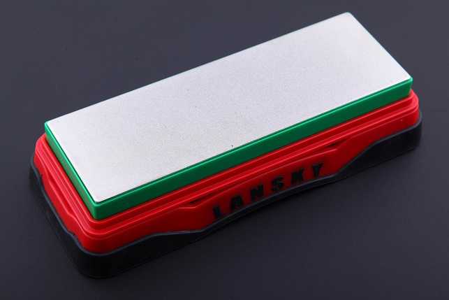 Алмазный точильный брусок (камень) для заточки Lansky комбинированный Medium Grit (280) / Fine Grit (600), США