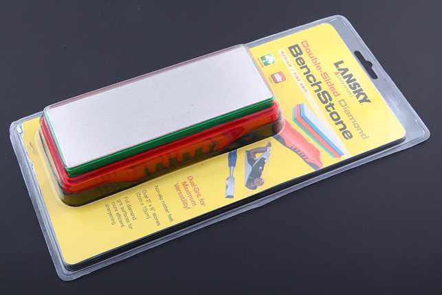 Алмазный точильный брусок (камень) для заточки Lansky комбинированный Medium Grit (280) / Fine Grit (600), США