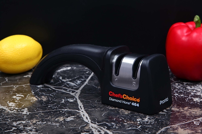 Ручная (механическая) точилка для европейских и серрейторных ножей Chef's Choice CC464, ABS-пластик, нержавеющая сталь, США