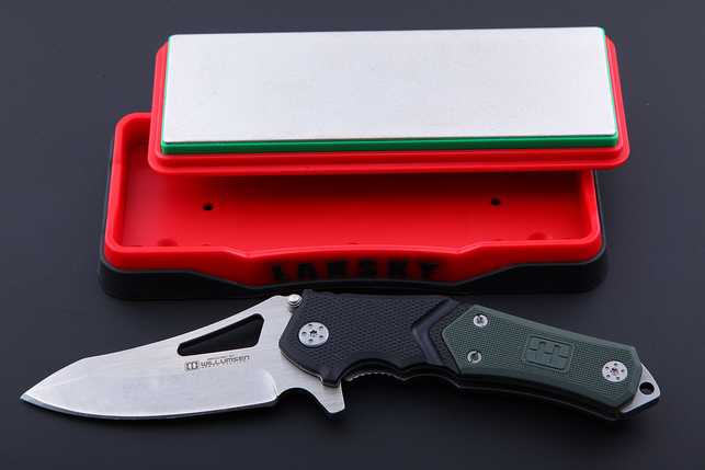 Алмазный точильный брусок (камень) для заточки Lansky Medium (280 grit), США