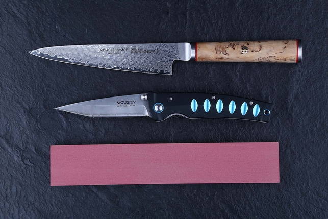 Брусок алмазный двухсторонний 200x35x10 мм, зернистость 7/5 - 3/2, концентрация алмазного порошка 50%, органическая связка, Россия