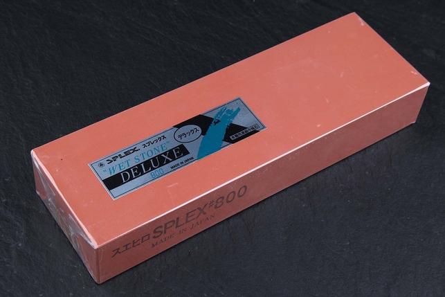 Водный керамический точильный камень для заточки ножей Suehiro Splex Deluxe 206x63x33 мм, зернистость 800 Grit, керамическая связка, Япония