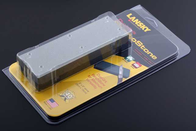 Брусок комбинированный 15.0 x 5.0 x 2.5 см (карбид вольфрама - карбид кремния) Lansky Coarse (120 grit) / Fine (600 grit), США