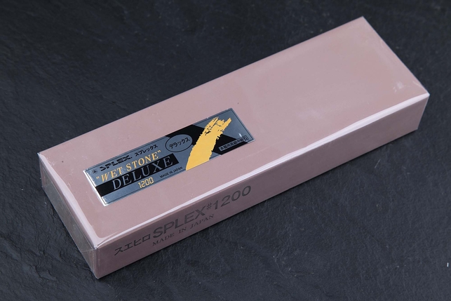 Водный керамический точильный камень для заточки ножей Suehiro Splex Deluxe 206x63x33 мм, зернистость 1200 Grit, керамическая связка, Япония