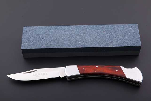 Брусок комбинированный 20.0 x 5.0 x 2.5 см (карбид вольфрама - карбид кремния) Lansky Coarse (120 grit) / Fine (600 grit), США