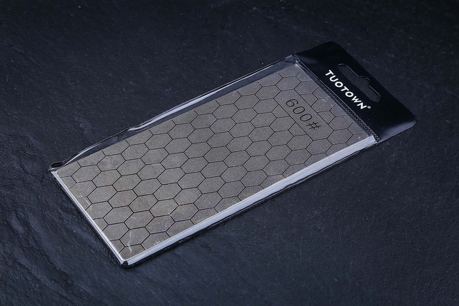 Алмазный точильный брусок (камень) для заточки Tuotown 152x63x2.5 мм, зернистость 600 Grit, Китай