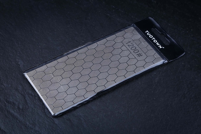 Алмазный точильный брусок (камень) для заточки Tuotown 152x63x2.5 мм, зернистость 1200 Grit, Китай