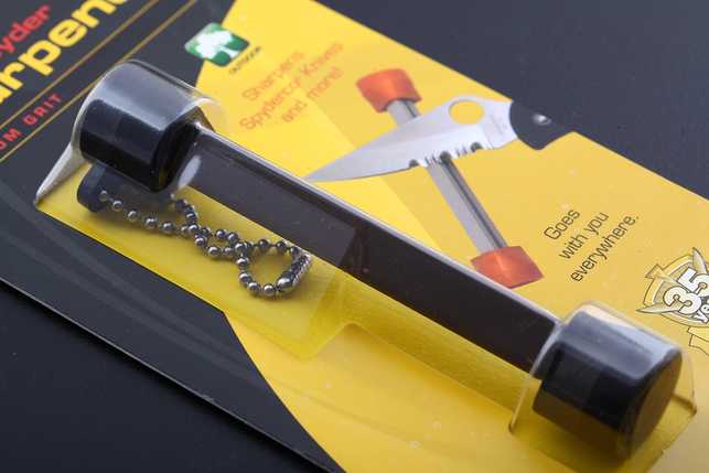 Керамическая карманная точилка для серрейторных ножей Lansky - Spyderco (Medium Grit), США