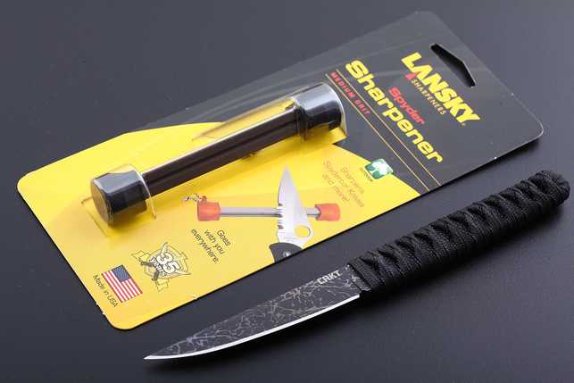 Керамическая карманная точилка для серрейторных ножей Lansky - Spyderco (Medium Grit), США