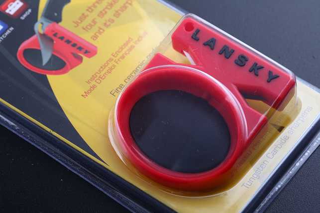 Карманная точилка для ножей Lansky  Quick Fix, карбид вольфрама / керамика, Китай