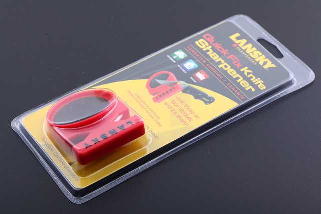 Карманная точилка для ножей Lansky  Quick Fix, карбид вольфрама / керамика, Китай