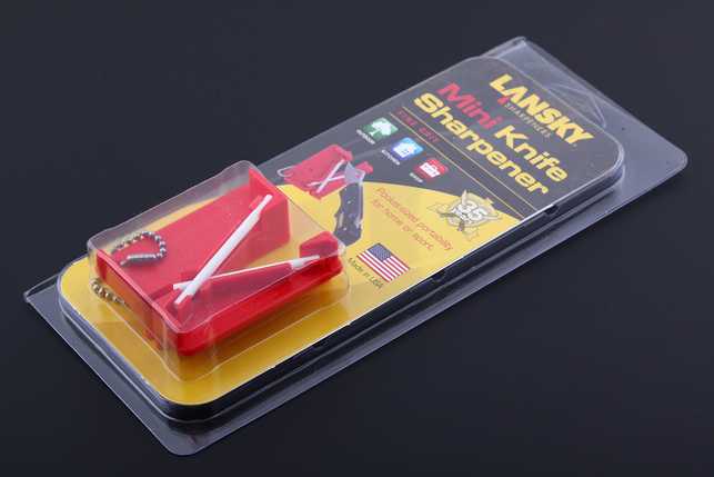 Керамическая карманная точилка для ножей на ключи Lansky Mini Crock Stick, ABS-пластик, США