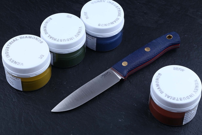 Набор из 4-х алмазных паст VID в банках 50 гр, нормальная концентрация, микропорошок марки АСМ, зернистость 40/28, 20/14, 7/5, 3/2, мкм, Россия