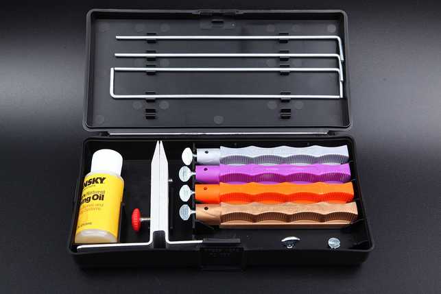 Набор для заточки ножей Lansky с 4-мя алмазными камнями Diamond Deluxe System, США