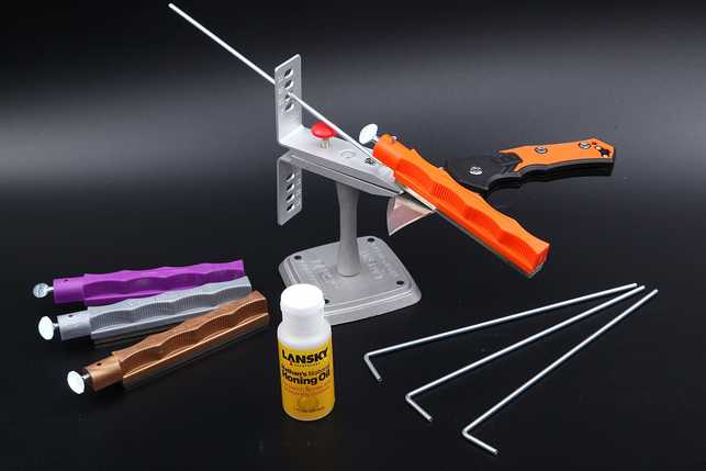 Набор для заточки ножей Lansky с 4-мя алмазными камнями Diamond Deluxe System, США