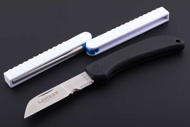 Складная карманная алмазная точилка-бабочка для рыболовных крючков Lansky Folding Diamond Fish Hook, Китай