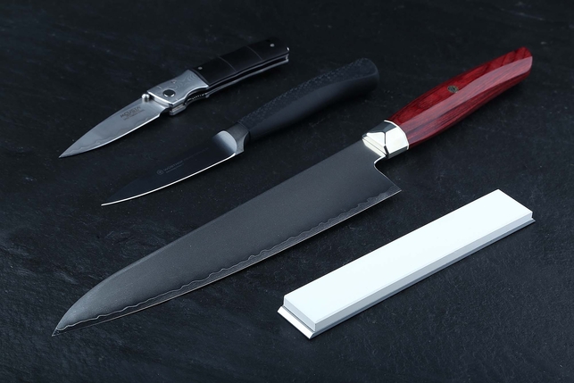 Камень Suehiro Cerax из оксида алюминия на алюминиевом бланке 150x24x6 мм, зернистость 1000 Grit, керамическая связка, Япония