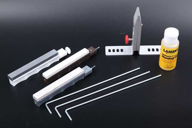 Набор для заточки ножей Lansky с 3-мя натуральными камнями Natural Arkansas System, США