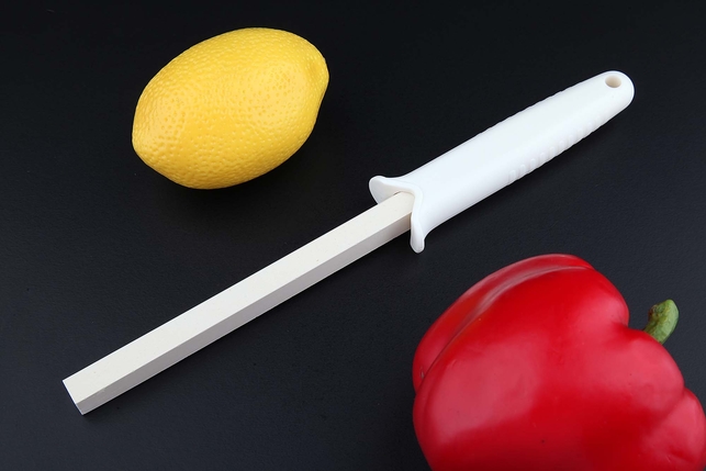 Керамический мусат для правки ножей Suehiro 14 см, квадратный, зернистость 300 Grit, грубый (coarse), Япония