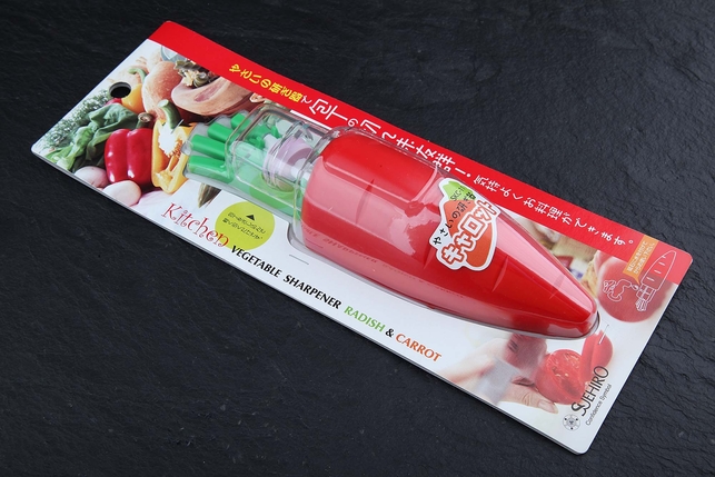 Ручная (механическая) точилка для азиатских ножей Suehiro, ABS-пластик, цвет красный, Япония