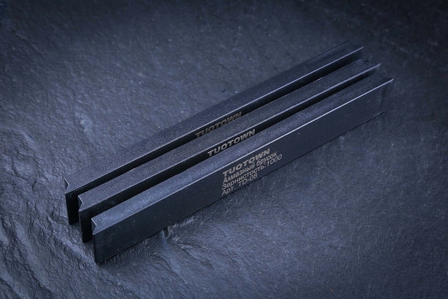 Набор из 3-х алмазных брусков Tuotown на пластиковом бланке для заточки ножей на устройствах Профиль K03, Kadet, Blitz, Hapstone и подобных, Китай