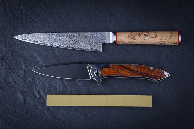 Брусок алмазный двухсторонний 150x16x10 мм, зернистость 7/5 - 3/2, концентрация алмазного порошка 100%, органическая связка, Россия