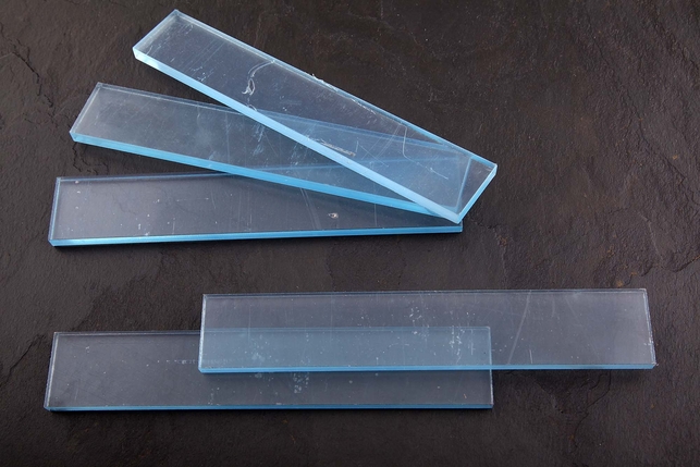 Набор бланков из оргстекла для наклеивания абразива 170x30x6 мм, 5 шт, Россия