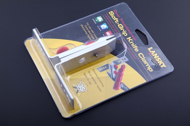Металлический держатель для заточных систем Lansky Soft-Grip Knife Clamp, Китай