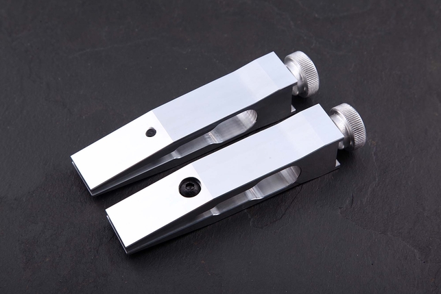 Цельнофрезерованные зажимы к точилкам TSPROF Профиль и Kadet Expert, алюминий, Россия