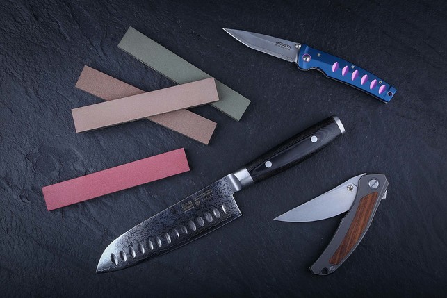 Набор из 4-х двухсторонних алмазных брусков 15x2.5x10 мм, зернистость 200/160 - 160/125, 100/80 - 50/40, 20/14-7/5, 3/2-1/0, концентрация алмазного порошка 100%, органическая связка, Россия, Россия