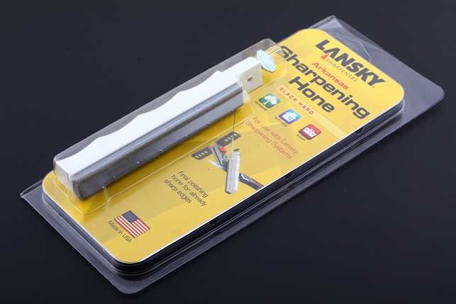 Камень точильный для точильного набора Lansky Natural Arkansas Black Hard, США