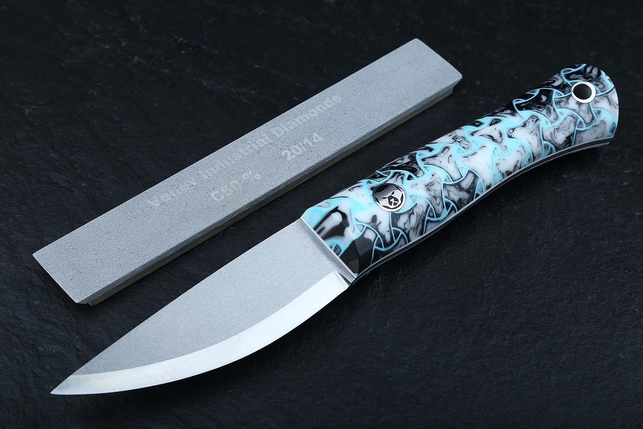 Брусок алмазный односторонний на алюминиевом бланке 150x25x6 мм, зернистость 20/14, концентрация алмазного порошка 50%, органическая связка, Россия