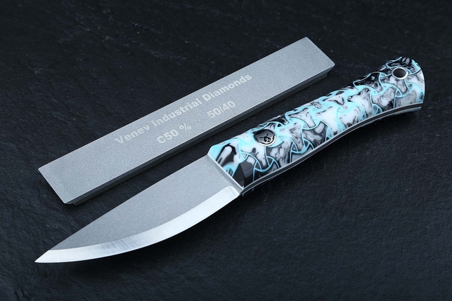 Брусок алмазный односторонний на алюминиевом бланке 150x25x6 мм, зернистость 50/40, концентрация алмазного порошка 50%, органическая связка, Россия