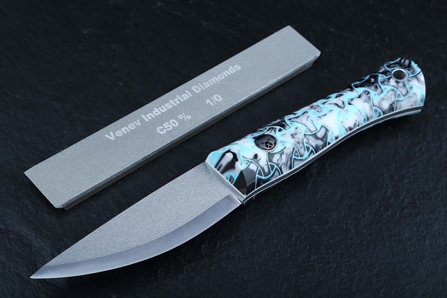 Брусок алмазный односторонний на алюминиевом бланке 150x25x6 мм, зернистость 1/0, концентрация алмазного порошка 50%, органическая связка, Россия