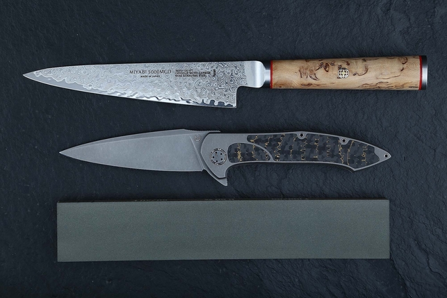 Брусок алмазный двухсторонний 200x35x10 мм, зернистость 100/80 - 50/40, концентрация алмазного порошка 50%, органическая связка, Россия