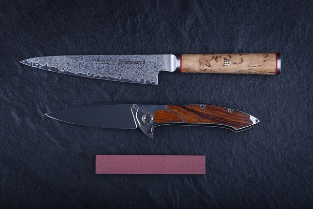 Брусок алмазный двухсторонний 100x17x10 мм, зернистость 20/14 - 50/40, концентрация алмазного порошка 25%, органическая связка, Россия